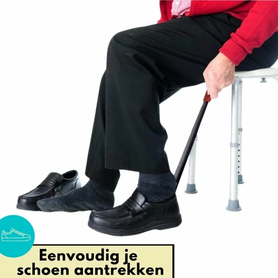 Lynnz® Schoenlepel Lang Zwart Metaal RVS 42 Cm - Met Leren Handgreep - Stevig Leer - Schoentrekker - Schoen Lepel - Schoenlepels 7 Lynnz® Schoenlepel Lang Zwart Metaal RVS 42 Cm - Met Leren Handgreep - Stevig Leer - Schoentrekker - Schoen Lepel - Schoenlepels - Afbeelding 5