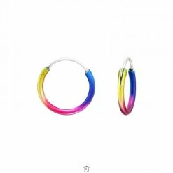 WeLoveSilver Oorbellen Meisje Zilver | Zilveren Oorringen, Regenboogkleuren
