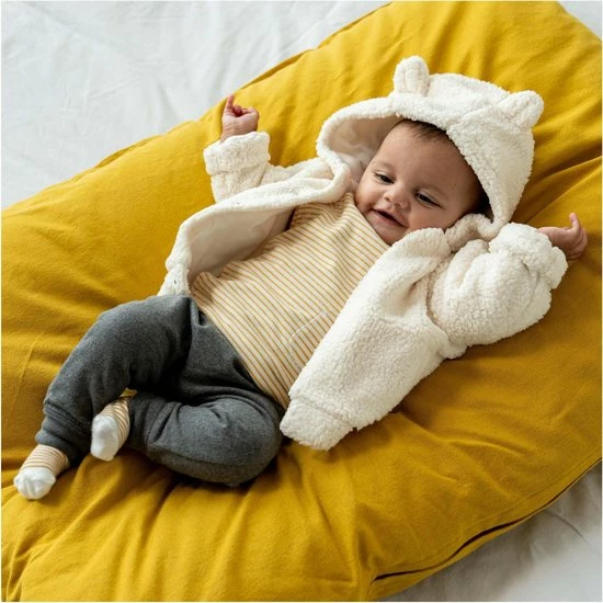 Prénatal Newborn Jas - Baby Unisex - Teddy Kinderkleding Voor Jongens En Meisjes - Maat 56 - Wit 6 Prénatal Newborn Jas - Baby Unisex - Teddy Kinderkleding Voor Jongens En Meisjes - Maat 56 - Wit - Afbeelding 4