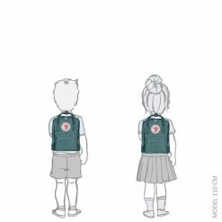 Fjallraven Fjällräven Kånken Mini Unisex Rugzak - Frost Green -Nike winkel 550x550 452