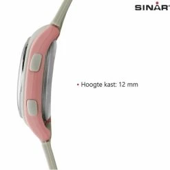 Sinar XE-64-9 Digitaal Horloge 36 Mm 100 Meter Grijs/ Roze -Nike winkel 550x550 46