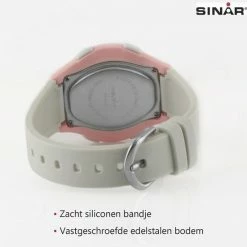 Sinar XE-64-9 Digitaal Horloge 36 Mm 100 Meter Grijs/ Roze -Nike winkel 550x550 47