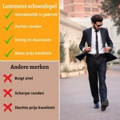 Lemmens Enterprise Lemmens Schoenlepel - Set Van 2 - Schoentrekker - Hulpstuk Schoen - Shoe Horn - 42 En 15 Cm Lang - Stevig RVS -Nike winkel 550x550 558