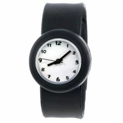 Fako® - Kinderhorloge - Slap On Mini - Classic - Zwart