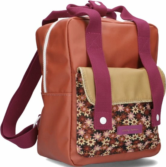 Sticky Lemon Backpack Small | Rugzak - Rugtas | A Journey Of Tales | Golden, Jeronicus Brown 4 Sticky Lemon Backpack Small | Rugzak - Rugtas | A Journey Of Tales | Golden, Jeronicus Brown - Afbeelding 2