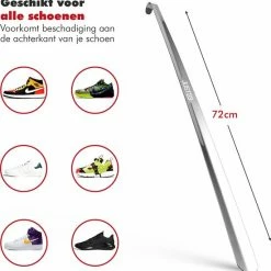 JUST23 Schoenlepel Lang RVS 72 Cm - Roestvrij Staal - Stevig -Nike winkel 550x560 1