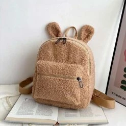 MINIIYOU Konijnen Teddy Rugzak - Bruin -Nike winkel 550x561 5