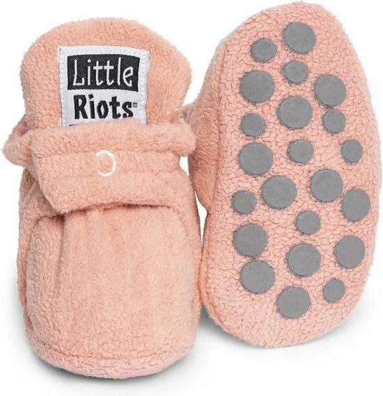 Little Riots - Babyslofjes - Antislip - Fleece Stepper - Oud Roze - Slofjes Voor Je Baby, Dreumes En Peuter Voor Jongens En Meisjes - 6-12 Maanden (11,5cm) - Schoenmaat 18-19 3 Little Riots - Babyslofjes - Antislip - Fleece Stepper - Oud Roze - Slofjes Voor Je Baby, Dreumes En Peuter Voor Jongens En Meisjes - 6-12 Maanden (11,5cm) - Schoenmaat 18-19