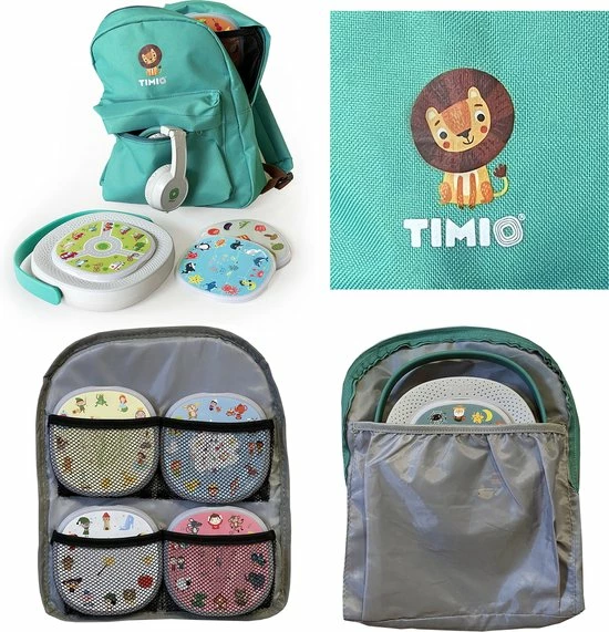 TIMIO Rugzak - Draagtas Voor TIMIO-Player, Discs En Hoofdtelefoon 5 TIMIO Rugzak - Draagtas Voor TIMIO-Player, Discs En Hoofdtelefoon - Afbeelding 3