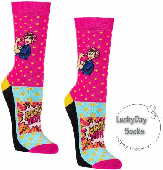 Merkloos Verjaardag Cadeau - Moederdag Cadeau - Moeder Sokken -Moederdag - Mama Best Mom Sokken - Mismatch Sokken - Leuke Sokken - Vrolijke Sokken - Luckyday Socks - Sokken Met Tekst - Aparte Sokken - Socks Waar Je Happy Van Wordt - Maat 36-40 3 Merkloos Verjaardag Cadeau - Moederdag Cadeau - Moeder Sokken -Moederdag - Mama Best Mom Sokken - Mismatch Sokken - Leuke Sokken - Vrolijke Sokken - Luckyday Socks - Sokken Met Tekst - Aparte Sokken - Socks Waar Je Happy Van Wordt - Maat 36-40