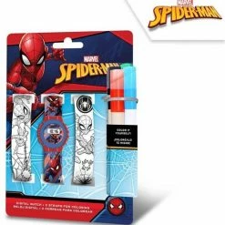 Disney Spiderman Digitaal Horloge + 2 Horlogebandjes Om In Te Kleuren