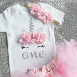 NNJXD 3 In 1 Set Cakesmash Outfit Meisje - Eerste Verjaardag Eenhoorn Jurk Set - Babykleding - Roze Unicorn - 1 Jaar 8 NNJXD 3 In 1 Set Cakesmash Outfit Meisje - Eerste Verjaardag Eenhoorn Jurk Set - Babykleding - Roze Unicorn - 1 Jaar -Nike winkel 550x575 3