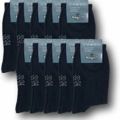 Bonanza 10 Paar Basic Kindersokken - Naadloos - Zwart - Maat 35-38 -Nike winkel 550x584 7