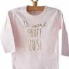 Merkloos Aankondiging Zwangerschap Shirt Ik Word Grote Zus | Lange Mouw| Roze Met Goud | Maat 92 Zwangerschap Aankondiging Bekendmaking Baby Big Sis Sister -Nike winkel 550x597