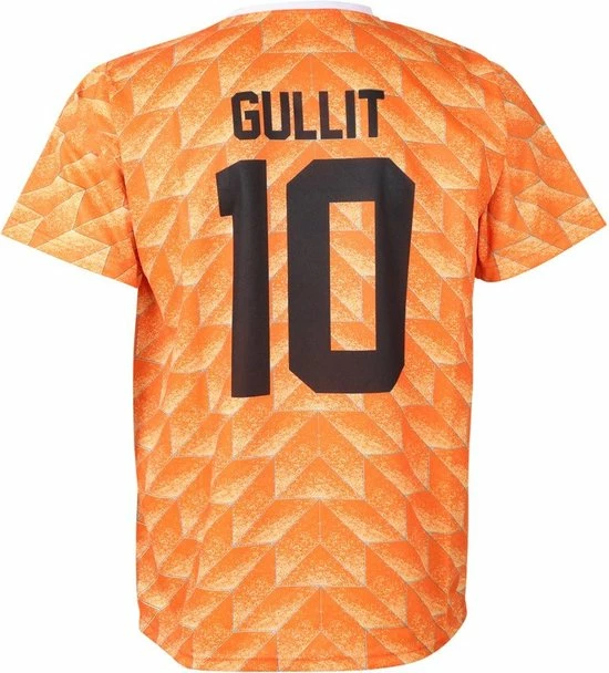 Kingdo EK 88 Voetbalshirt Gullit - Oranje - Nederlands Elftal - Volwassenen -S 3 Kingdo EK 88 Voetbalshirt Gullit - Oranje - Nederlands Elftal - Volwassenen -S