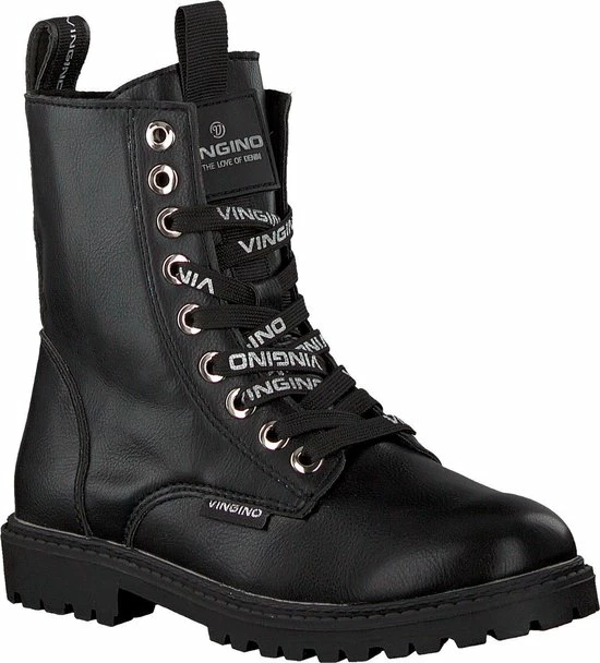 Vingino Eva High Meisjes Laarzen - Black - Maat 33 11 Vingino Eva High Meisjes Laarzen - Black - Maat 33 - Afbeelding 9