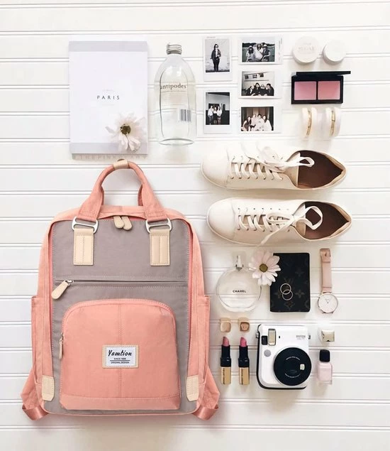 YAMTION Boektentas - Modieuze Rugzak Dames/meisjes - Ideaal Voor School - Draagrugzak Met Laptopvak Voor 15,6 Inch Laptop - Ideaalvoor Universiteit, Reizen, Vrije Tijd En Werk 10 YAMTION Boektentas - Modieuze Rugzak Dames/meisjes - Ideaal Voor School - Draagrugzak Met Laptopvak Voor 15,6 Inch Laptop - Ideaalvoor Universiteit, Reizen, Vrije Tijd En Werk - Afbeelding 8