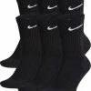 Nike Everyday Cushion Crew Sokken - Maat 46-50 - Unisex - Zwart/wit -Nike winkel 550x643 1