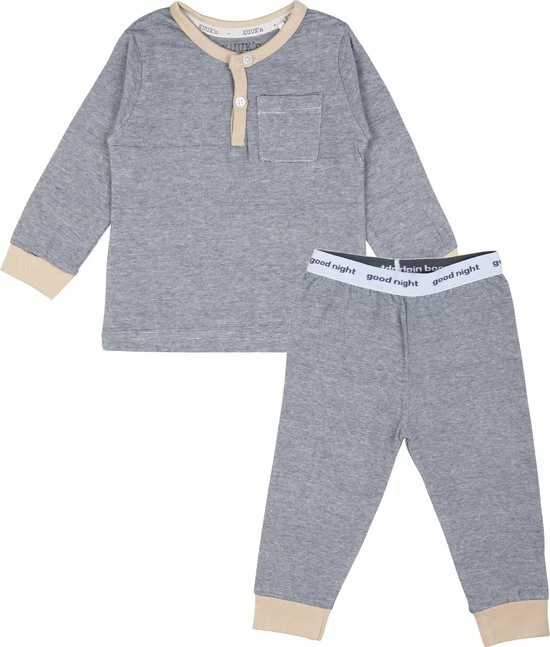 KUUK’n KUUK'n, Jongens Pyjama Streep Blauw, 62/68 3 KUUK’n KUUK'n, Jongens Pyjama Streep Blauw, 62/68