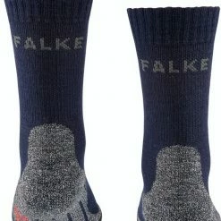 FALKE TK2 Wandelsokken Warm Winter Zacht Thermisch Ademend Anti-blaar Antizweet Zonder Motief Met Elastische Boord Merinowol Blauw Unisex Sportsokken - Maat 35-38 -Nike winkel 550x653 1