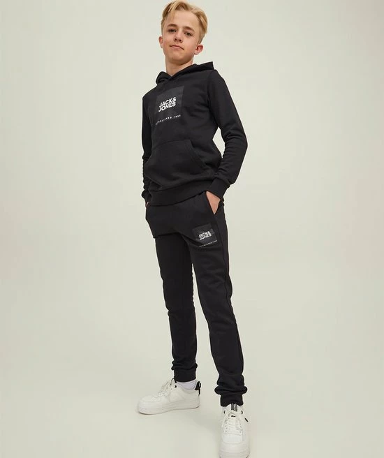 JACK & JONES JUNIOR Jack & Jones Joggingbroek Jongens - Zwart - JPSTgordon - Maat 152 8 JACK & JONES JUNIOR Jack & Jones Joggingbroek Jongens - Zwart - JPSTgordon - Maat 152 - Afbeelding 6