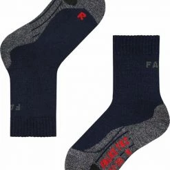 FALKE TK2 Wandelsokken Warm Winter Zacht Thermisch Ademend Anti-blaar Antizweet Zonder Motief Met Elastische Boord Merinowol Blauw Unisex Sportsokken - Maat 35-38 -Nike winkel 550x667 8
