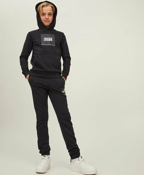 JACK & JONES JUNIOR Jack & Jones Joggingbroek Jongens - Zwart - JPSTgordon - Maat 152 11 JACK & JONES JUNIOR Jack & Jones Joggingbroek Jongens - Zwart - JPSTgordon - Maat 152 - Afbeelding 9