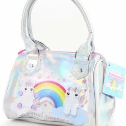 Handtas Unicorn Parelmoer + Smartphone Schrijfboekje + Make-up Spiegel – Eenhoorn Kinder Cadeauset Voor Meisjes – CBS1 -Nike winkel 550x671