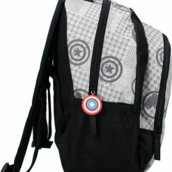 Rugzak - Avengers - Safety Shield - Superhelden - Grijs - Zwart 14 Rugzak - Avengers - Safety Shield - Superhelden - Grijs - Zwart -Nike winkel 550x673