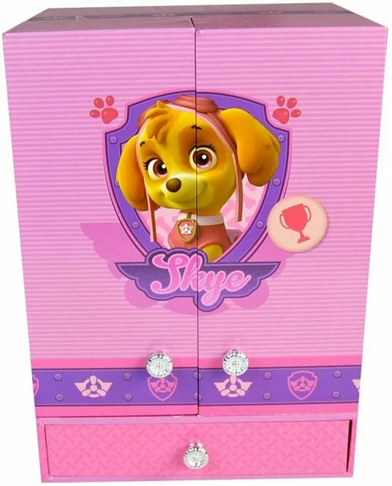 Paw Patrol Skye Roze Muziek Juwelen Doosje - Juwelen Kistje - Sieraden Doosje 3 Paw Patrol Skye Roze Muziek Juwelen Doosje - Juwelen Kistje - Sieraden Doosje