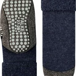 FALKE Cosyshoe Slofsokken Voor Meisjes En Jongens Comfortabel Warm Winter Antislip Ondoorzichtig Zacht Mid-rise Met Vilten Zool Zonder Motief Met Noppen Merinowol Blauw Kinderen Sokken - Maat 31-32 -Nike winkel 550x682 9