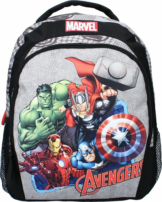 Rugzak - Avengers - Safety Shield - Superhelden - Grijs - Zwart 11 Rugzak - Avengers - Safety Shield - Superhelden - Grijs - Zwart - Afbeelding 9
