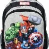 Rugzak - Avengers - Safety Shield - Superhelden - Grijs - Zwart -Nike winkel 550x694 1