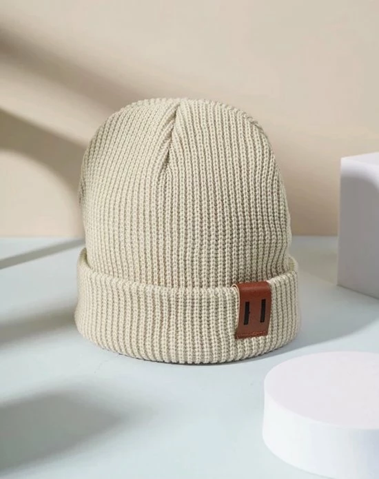 Merkloos Little Koekies Muts - 0-2 Jaar - Beige 4 Merkloos Little Koekies Muts - 0-2 Jaar - Beige - Afbeelding 2