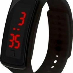 Fako Bijoux® - Kinderhorloge - LED Digital - Zwart