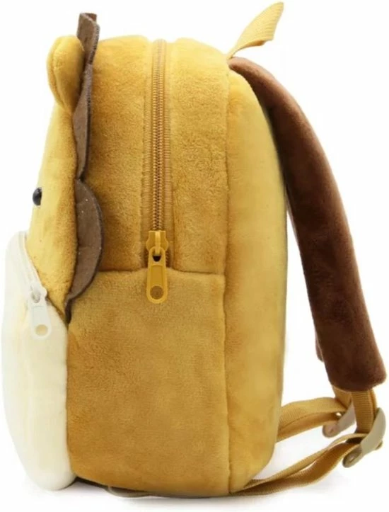 KidCollection Rugzak – Schooltas - Kinderen – Leeuw – Pluche – Bruin - Peuters – Kleuters – Jongens – Meisjes – 6 KidCollection Rugzak – Schooltas - Kinderen – Leeuw – Pluche – Bruin - Peuters – Kleuters – Jongens – Meisjes – - Afbeelding 4