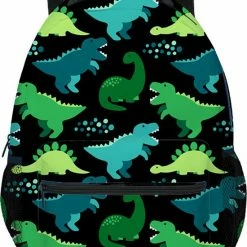 YONO Kinder Rugzak Dino - Rugtas Voor Jongens En Meisjes - Kleuter - Peuter - Schooltas Basisschool - 7.5 L - Dinosauraus Groen