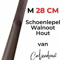 Calzadora® Schoenlepel Kort | 28cm | Walnoot Hout Schoentrekker | Duurzaam, Sterk En Prachtig | Perfect Cadeau Tijdens De Feestdagen
