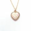 Ketting Meisje- Hartje- Diamant- Wit- Goud- Kind- LiLaLove