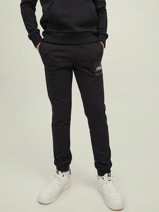 JACK & JONES JUNIOR Jack & Jones Joggingbroek Jongens - Zwart - JPSTgordon - Maat 152 6 JACK & JONES JUNIOR Jack & Jones Joggingbroek Jongens - Zwart - JPSTgordon - Maat 152 - Afbeelding 4