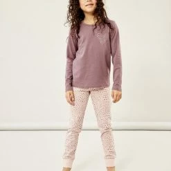 NAME IT NKFNIGHTSET ROSE TAUPE LEO NOOS Meisjes Pyjama - Maat 122/128 -Nike winkel 550x733 38