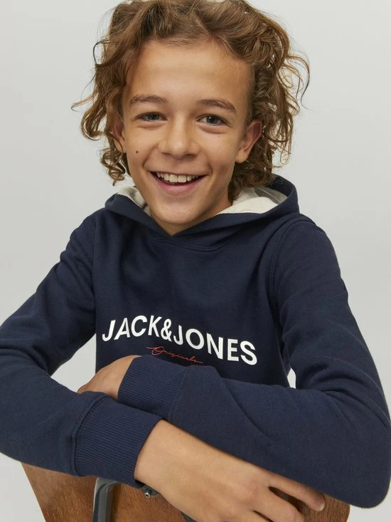 JACK & JONES JUNIOR JACK&JONES JUNIOR JORFRIDAY SWEAT HOOD BF JNR Jongens Trui - Maat 164 4 JACK & JONES JUNIOR JACK&JONES JUNIOR JORFRIDAY SWEAT HOOD BF JNR Jongens Trui - Maat 164 - Afbeelding 2