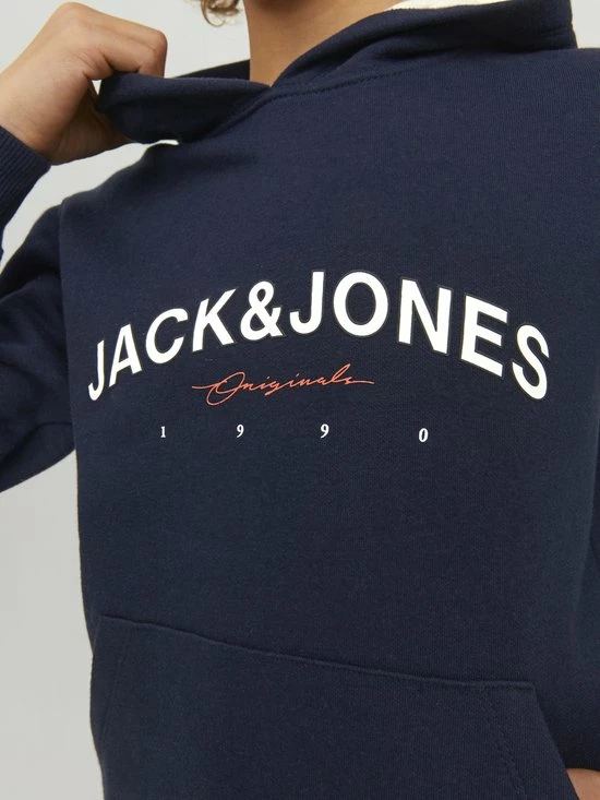 JACK & JONES JUNIOR JACK&JONES JUNIOR JORFRIDAY SWEAT HOOD BF JNR Jongens Trui - Maat 164 6 JACK & JONES JUNIOR JACK&JONES JUNIOR JORFRIDAY SWEAT HOOD BF JNR Jongens Trui - Maat 164 - Afbeelding 4