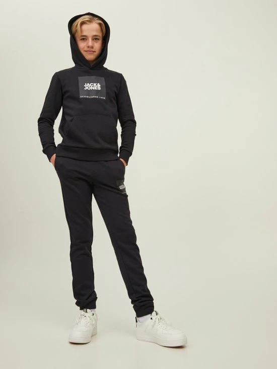 JACK & JONES JUNIOR Jack & Jones Joggingbroek Jongens - Zwart - JPSTgordon - Maat 176 5 JACK & JONES JUNIOR Jack & Jones Joggingbroek Jongens - Zwart - JPSTgordon - Maat 176 - Afbeelding 3
