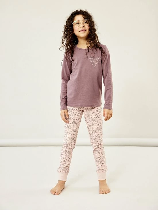 NAME IT NKFNIGHTSET ROSE TAUPE LEO NOOS Meisjes Pyjama - Maat 110/116 11 NAME IT NKFNIGHTSET ROSE TAUPE LEO NOOS Meisjes Pyjama - Maat 110/116 - Afbeelding 9