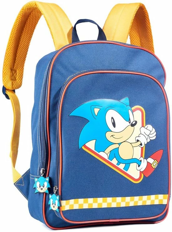 Sonic The Hedgehog - Rugzak - 2 Vakken - Design 2022 - 16 Liter - 38 Cm 3 Sonic The Hedgehog - Rugzak - 2 Vakken - Design 2022 - 16 Liter - 38 Cm