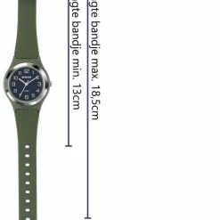 Sinar Analoog Horloge 36 Mm 100 Meter Groen/ Blauw XB-48-3 -Nike winkel 550x756 1