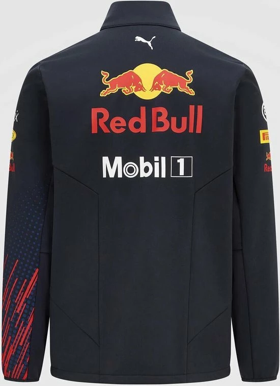 Max Verstappen Red Bull Racing Teamline Softshell Jas 2021 Maat 104 - Formule 1 - Circuit Zandvoort - 4 Max Verstappen Red Bull Racing Teamline Softshell Jas 2021 Maat 104 - Formule 1 - Circuit Zandvoort - - Afbeelding 2