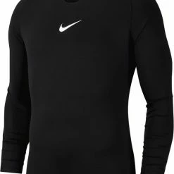 Nike Dry Park First Layer Longsleeve Shirt Thermoshirt - Maat 128 - Unisex - Zwart -Nike winkel 550x759