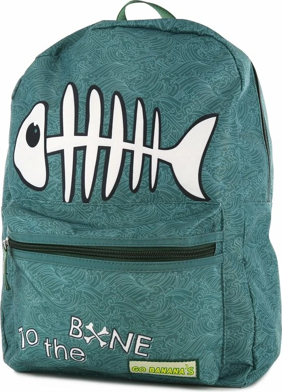 Rugzakken | Jongens | Green | Canvas | Go Banana's 3 Rugzakken | Jongens | Green | Canvas | Go Banana's